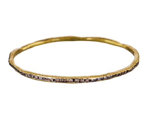 Gold and Mixed Diamond Bangle Bracelet - TWISTonline 