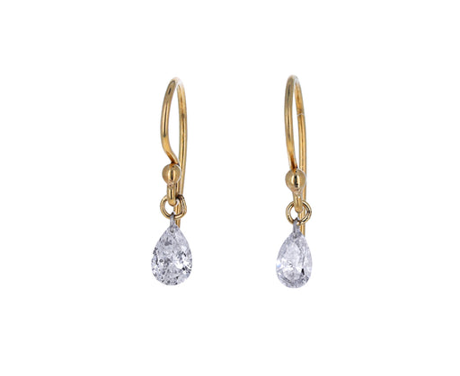 Pear Shaped Diamond Earrings - TWISTonline 