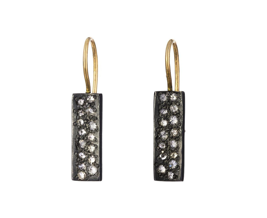Inverted Diamond Rectangle Earrings - TWISTonline 