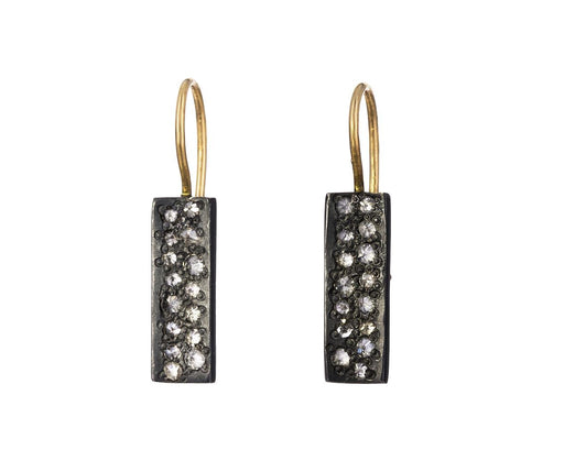Inverted Diamond Rectangle Earrings - TWISTonline 