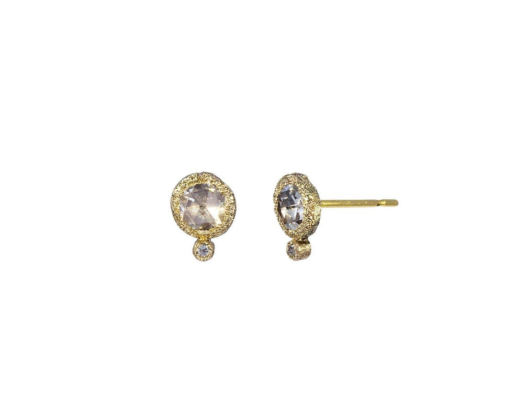 Rose Cut Diamond Earrings - TWISTonline 