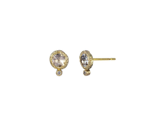 Rose Cut Diamond Earrings - TWISTonline 