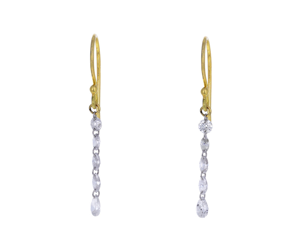 Mixed Diamond Cascade Earrings - TWISTonline 