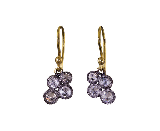 Inverted Diamond Cluster Earrings - TWISTonline 