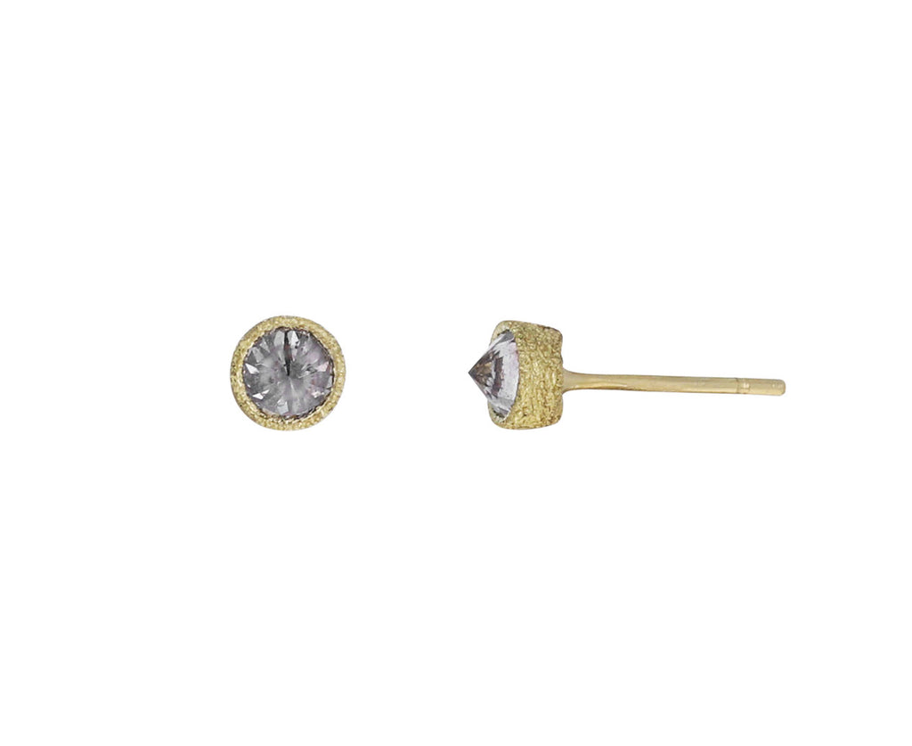 Inverted Diamond Stud Earrings