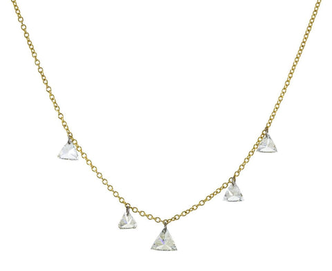 Diamond Trillion Necklace - TWISTonline 