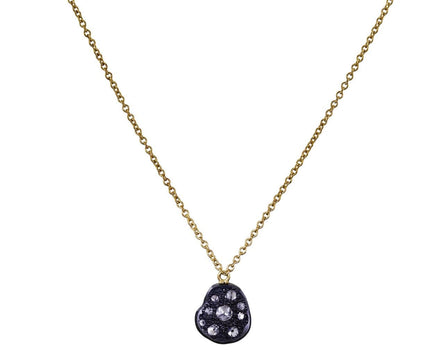 Petite Inverted Diamond Pendant Necklace - TWISTonline 