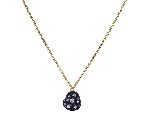 Petite Inverted Diamond Pendant Necklace - TWISTonline 