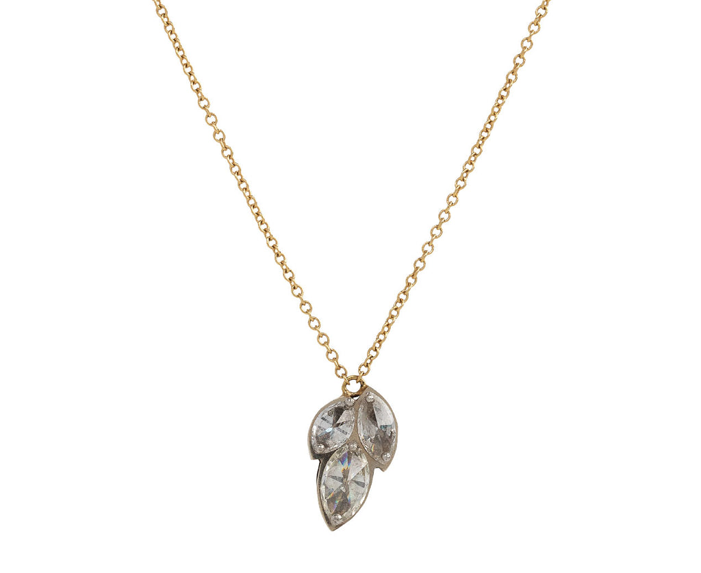 Inverted Marquise Trio Pendant Necklace
