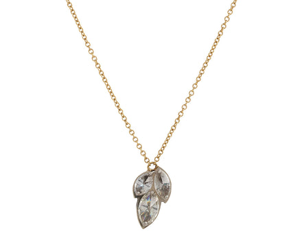 Inverted Marquise Trio Pendant Necklace