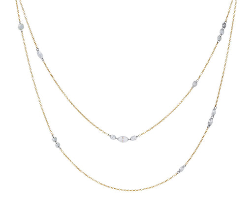 Long Free Set Diamond Necklace