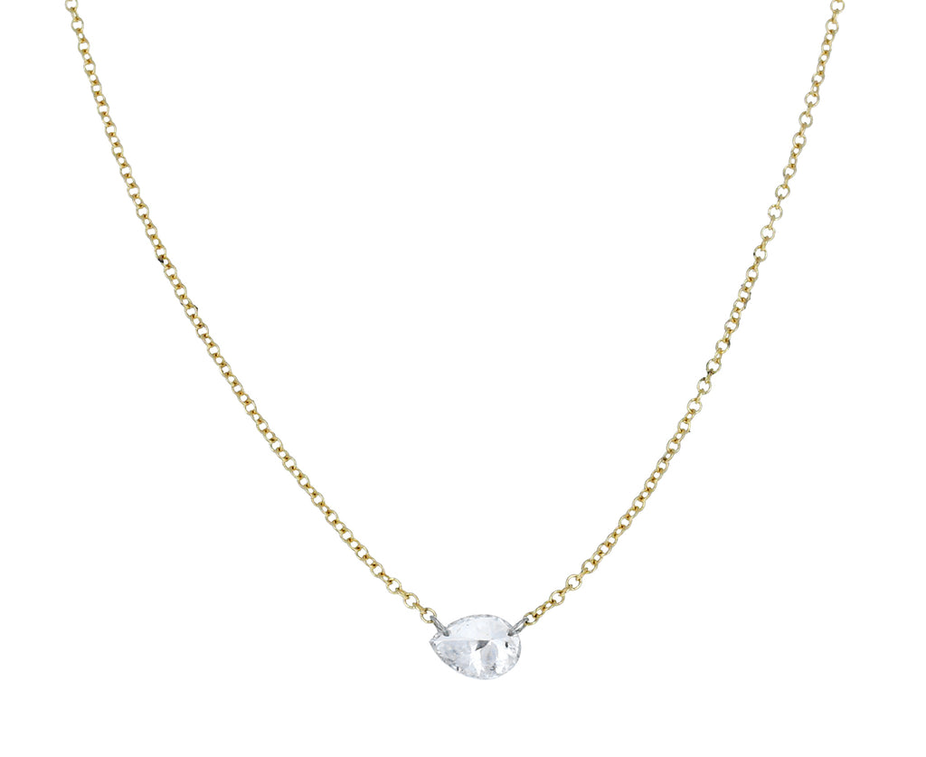 Pear Shaped Diamond Necklace - TWISTonline 