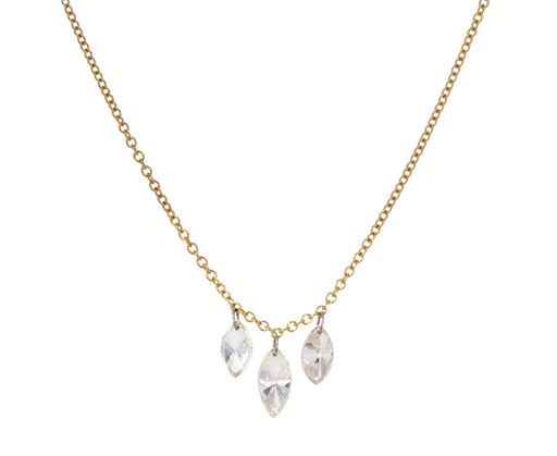 Triple Marquise Diamond Necklace - TWISTonline 