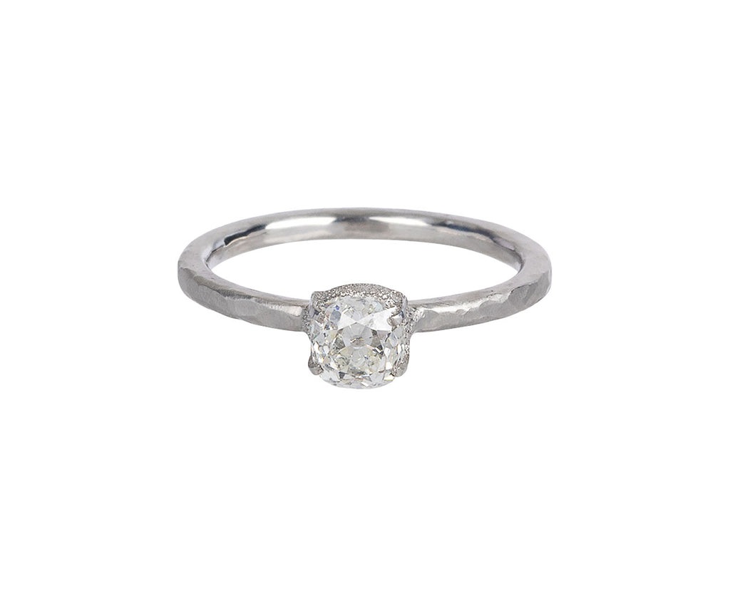 Old Mine Cut Diamond Solitaire
