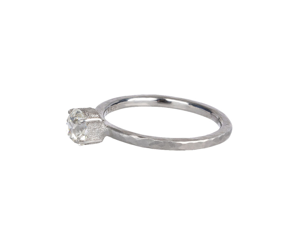 Old Mine Cut Diamond Solitaire