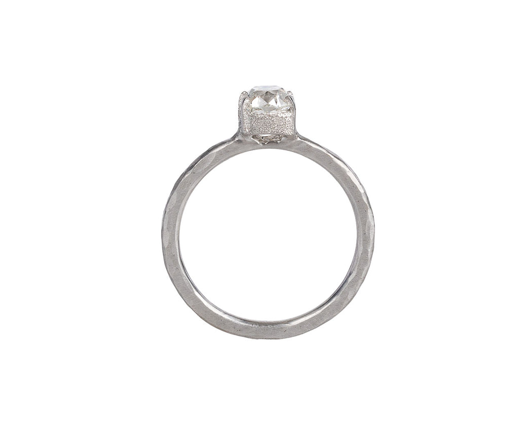 Old Mine Cut Diamond Solitaire