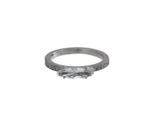 Todd Pownell Elongated Oval Diamond Solitaire