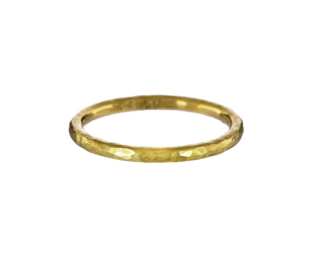 Round Gold Hammered Band - TWISTonline 