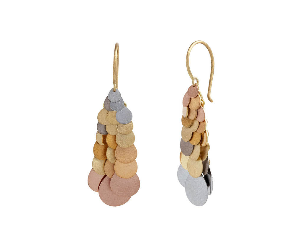 Sia Taylor Rainbow Hummingbird Cluster Earrings Side View