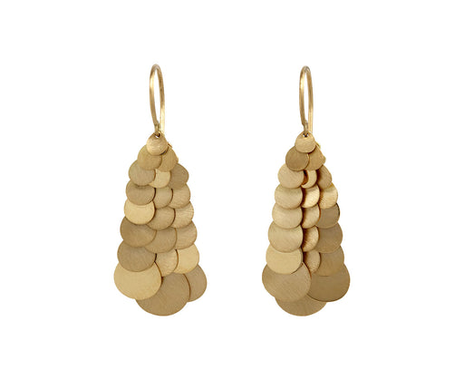 Sia Taylor Yellow Gold Hummingbird Cluster Earrings