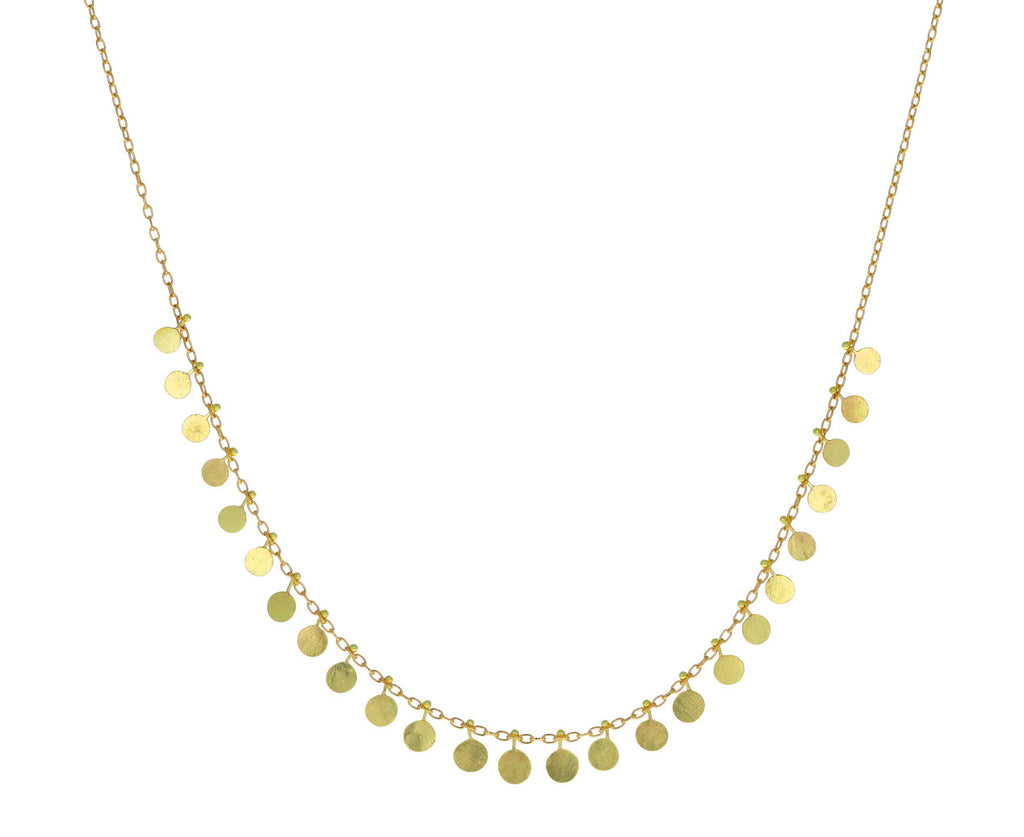 Yellow Gold Medium Dots Necklace - TWISTonline 