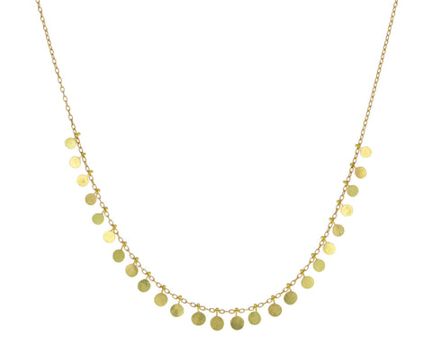 Yellow Gold Medium Dots Necklace - TWISTonline 