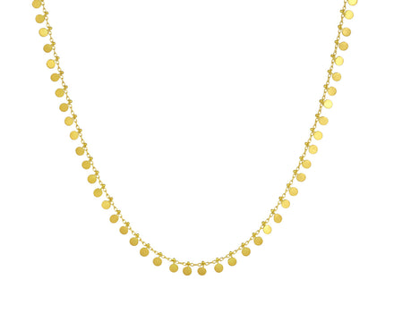 Gold Even Dots Necklace