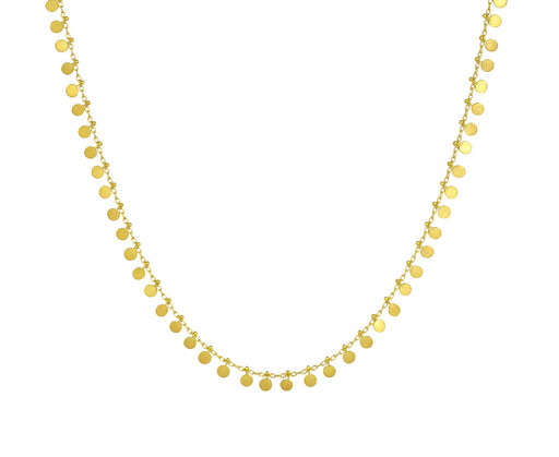 Gold Even Dots Necklace