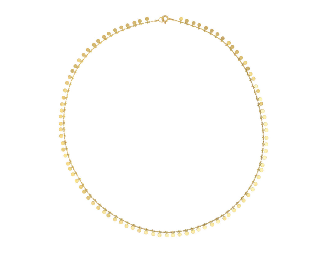Gold Even Dots Necklace