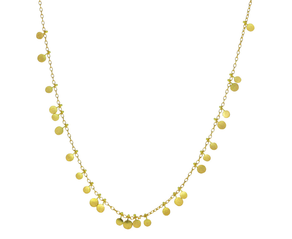 Gold Random Dots Necklace