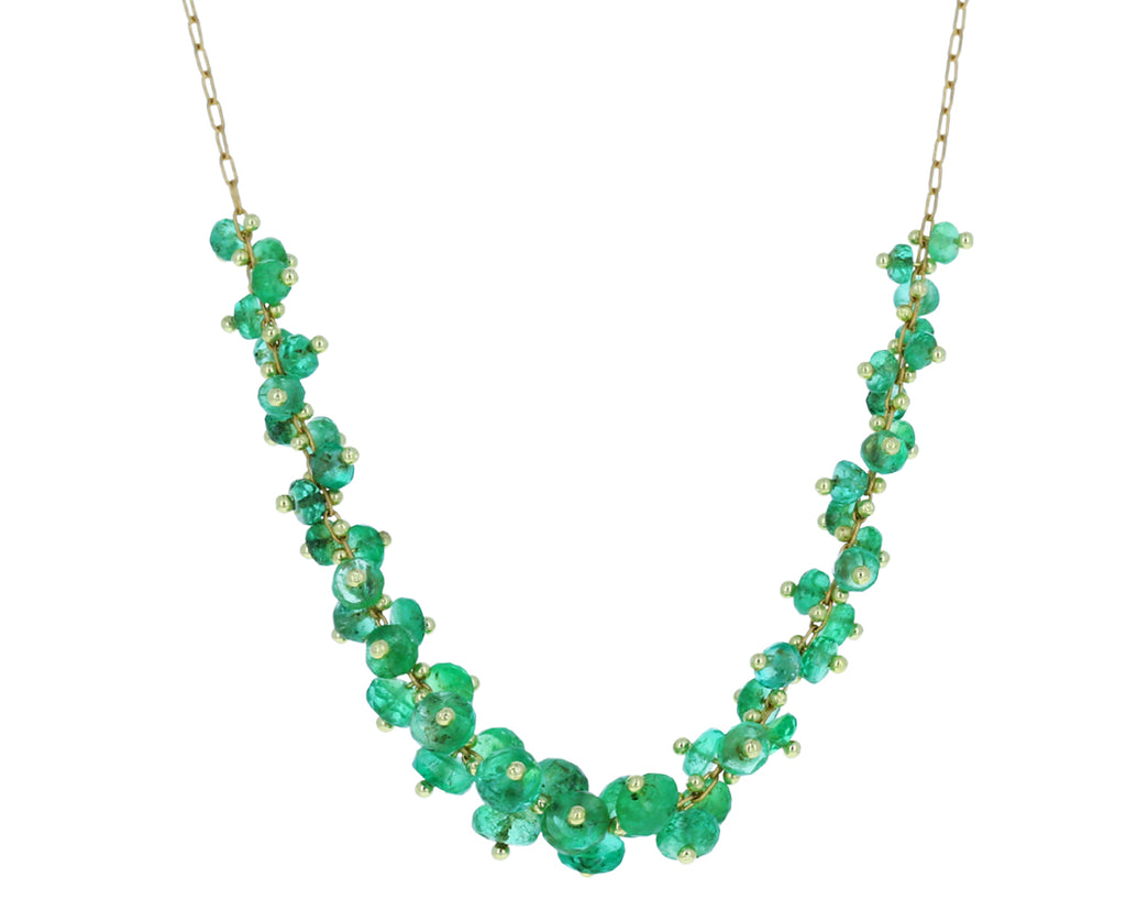 Emerald Cluster Necklace - TWISTonline 