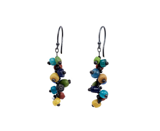 Tapered Ancient Bead Earrings