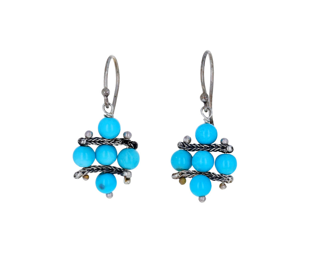 Turquoise Crest Earrings