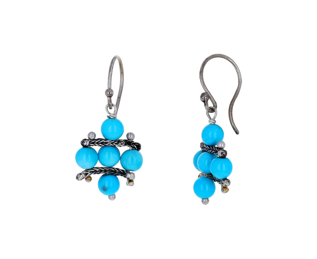 Turquoise Crest Earrings