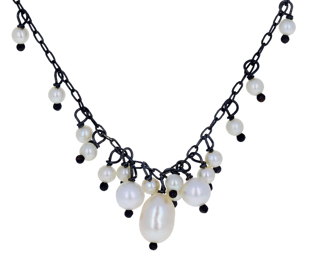 Pearl Multi-Cluster Necklace