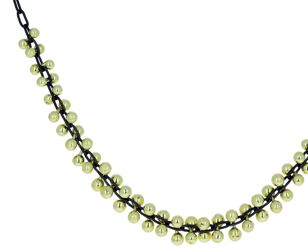 Gold Cluster Choker Necklace