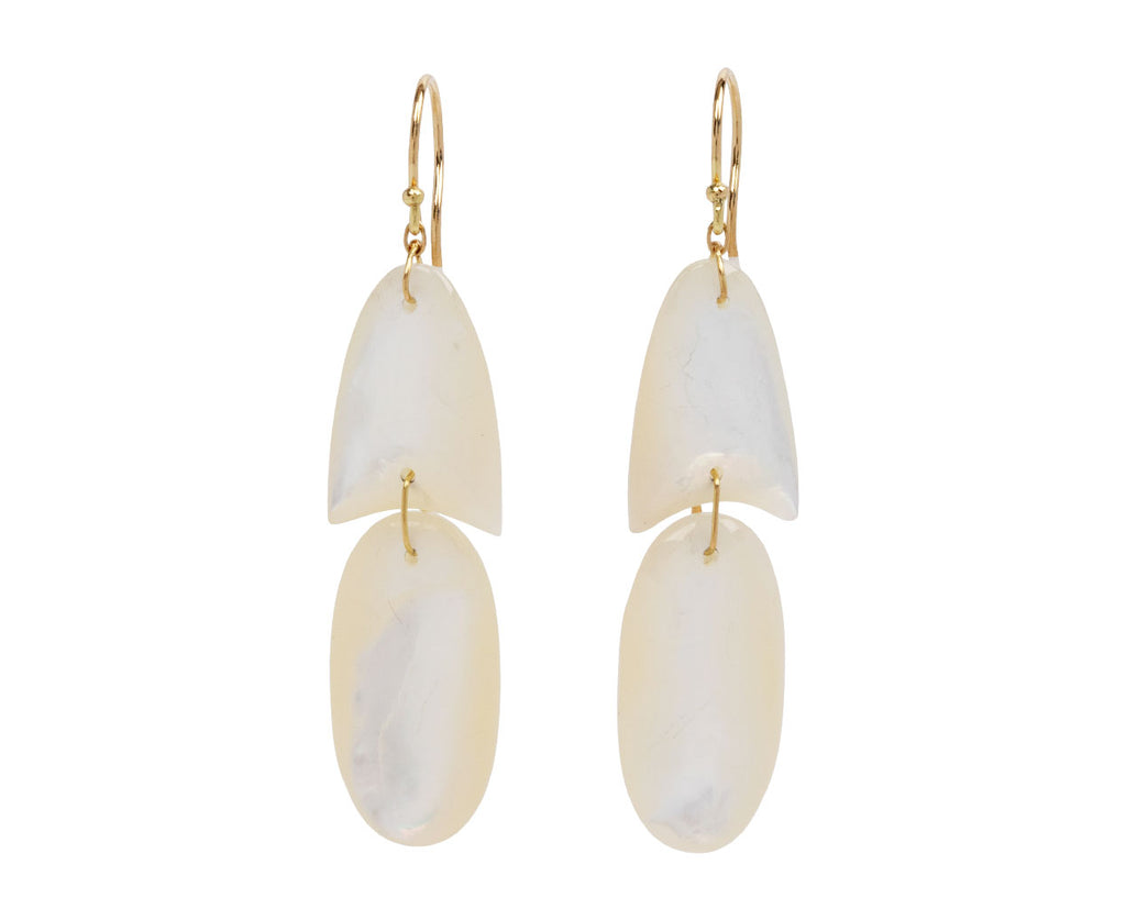 TenThousandThings Mother-of-Pearl Arrowhead Earrings