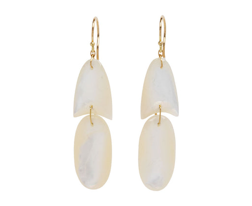TenThousandThings Mother-of-Pearl Arrowhead Earrings