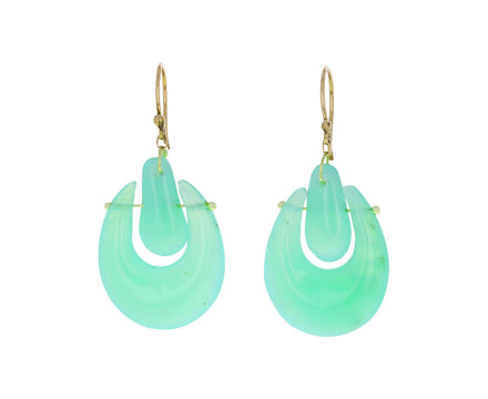 Chrysoprase O'Keeffe Earrings - TWISTonline 