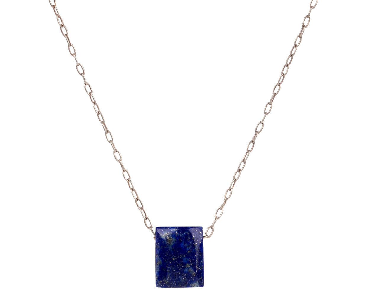 Lapis Chiclet Necklace