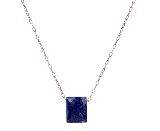 Lapis Chiclet Necklace
