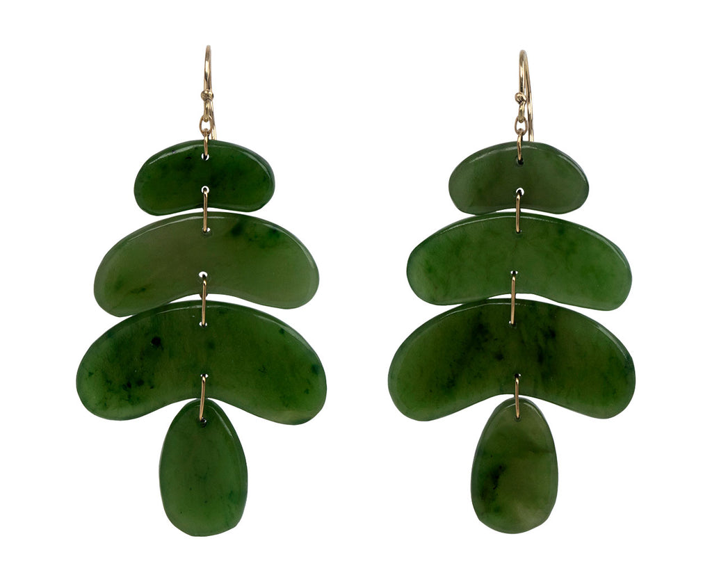 Ten Thousand Things Small Jade Totem Earrings