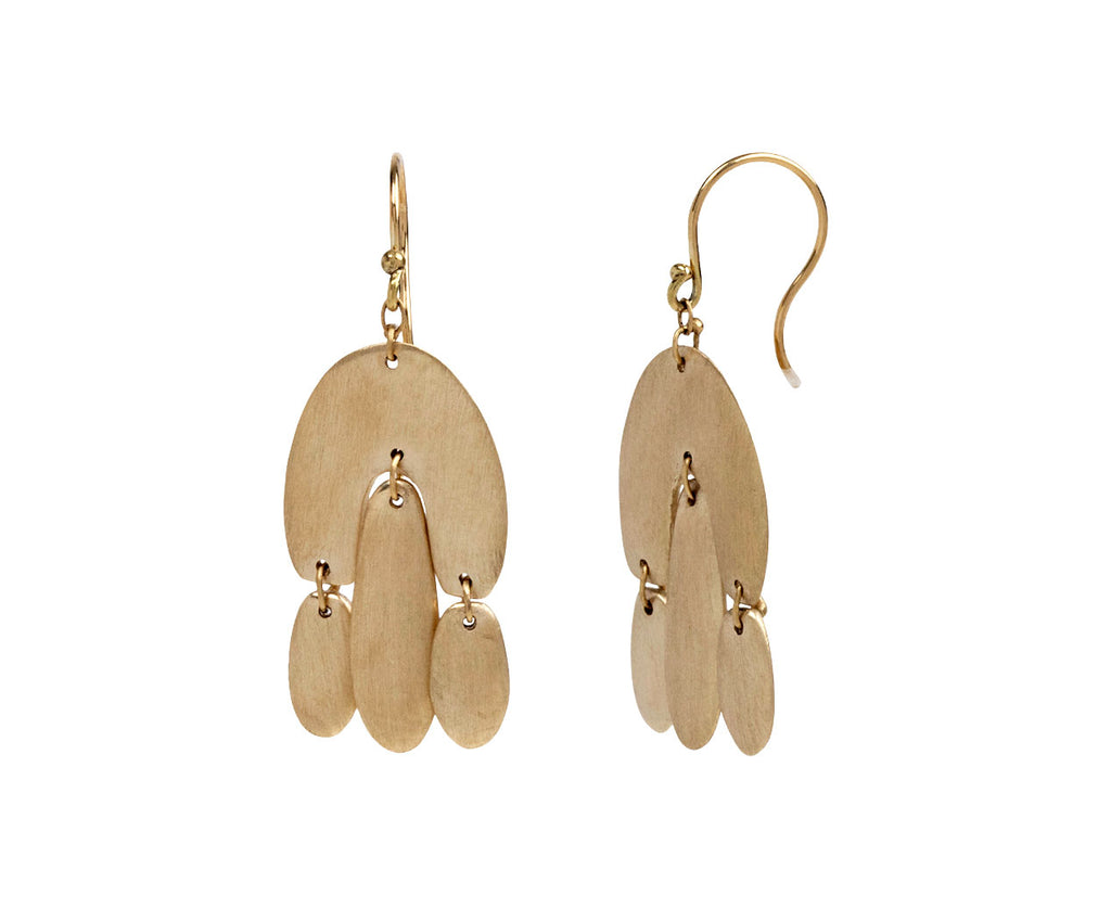 Ten Thousand Things Gold Mini Chandelier Earrings Side
