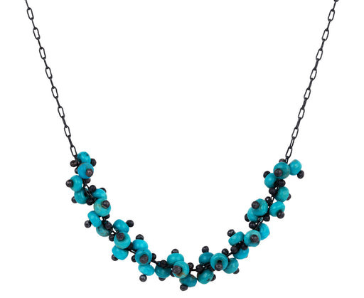 TenThousandThings Turquoise Spiral Necklace