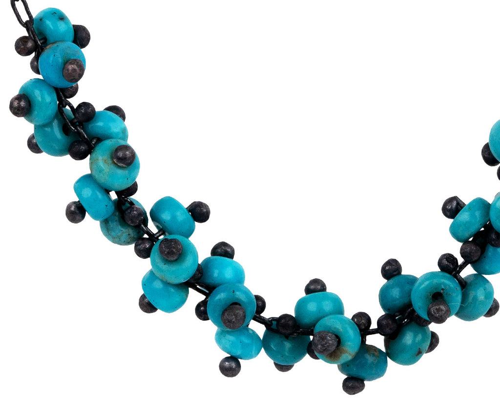 Turquoise Spiral Necklace