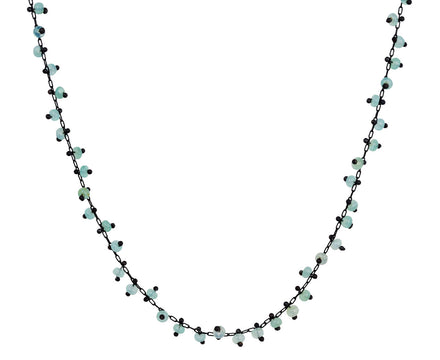 TenThousandThings Peruvian Opal Spiral Choker Necklace