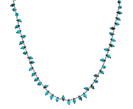 Turquoise Beaded Choker Necklace
