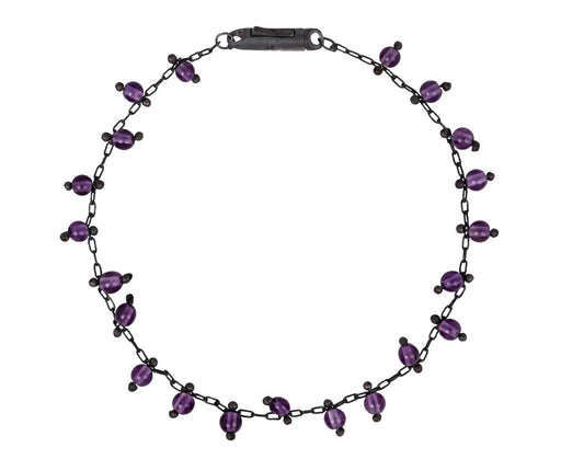 TenThousandThings Double Studded Amethyst Beaded Bracelet