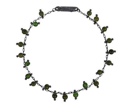 TenThousandThings Double Studded Jade Beaded Bracelet