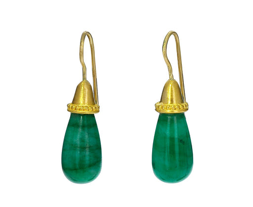 Pileus Emerald Drop Earrings - TWISTonline 